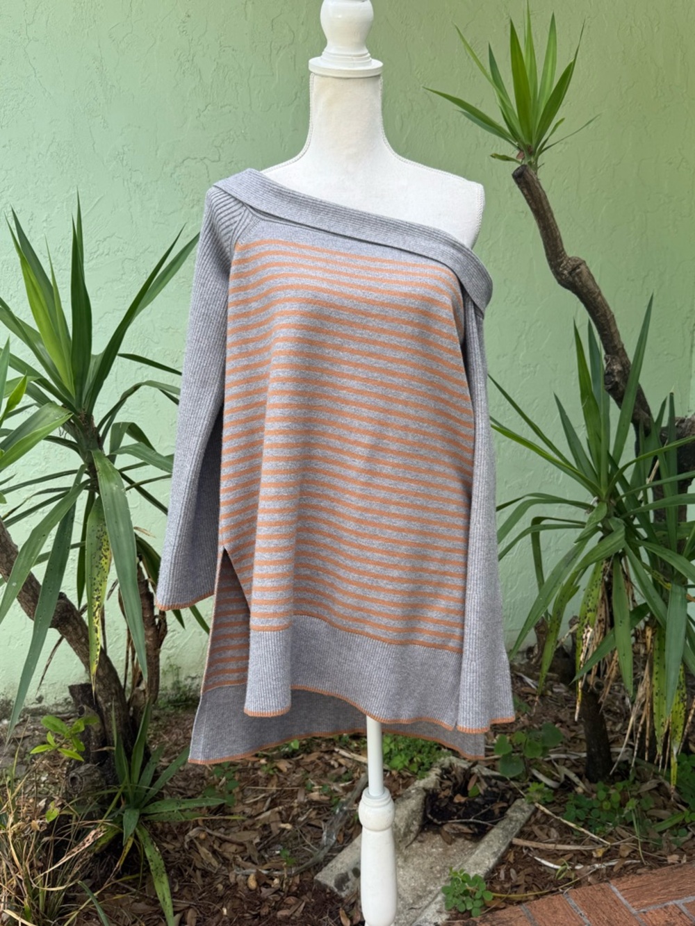 Anthropologie Off Shoulder Slouchy Sweater